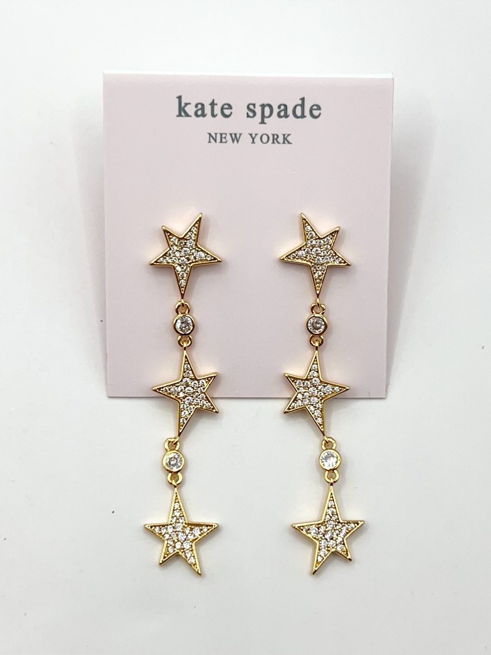 KS162-Kate Spade stars earrings